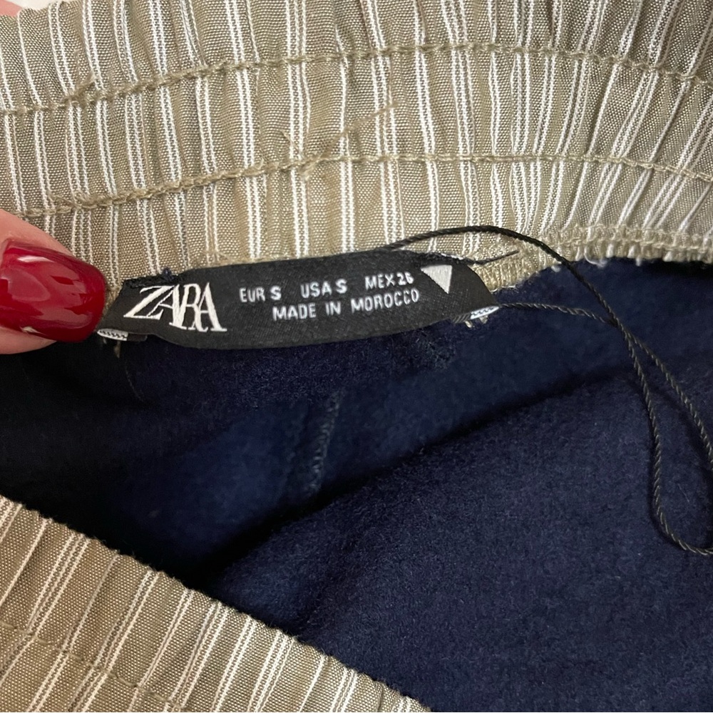 Zara contrasting varsity pants - Picture 6 of 8